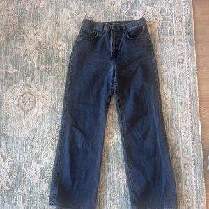 Aritzia Denim Forum Farrah Wide Leg Jeans